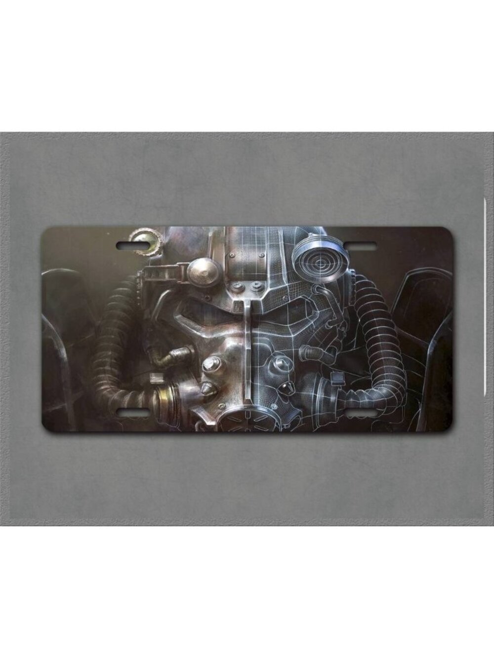 Brotherhood Of Steel License Plate 6x12 | Aluminum UV Treated Graphic Plates